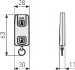Abus Hometec Pro CFF3100 BK Bluetooth® távirányító