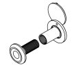 Ajtókitekintő 16mm ezüst (35-60mm)