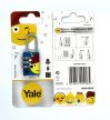 YALE Bőrönd lakat türkiz