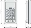 Abus Hometec Pro CFT3100 Bluetooth® billentyűzet