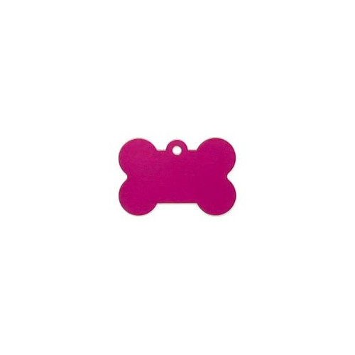Egyedi gravírozott biléta kutyáknak pink színben