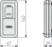 Abus Hometec Pro CFS3100 Bluetooth® ujjlenyomat-olvasó