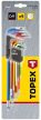 TOPEX Torx kulcskészlet 9 db kulccsal, T10 - T50