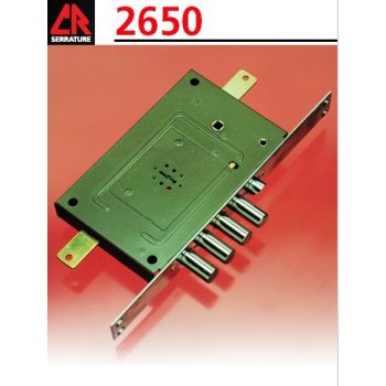   CR Serrature 2650-28 biztonsági zár 3 darab kéttollú kulccsal