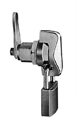 Lakatolható fémbútorzár A-391