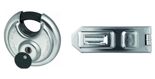 Abus Diskus 20/80 lakat + Abus 140/120 lakatpánt 2 db kulccsal