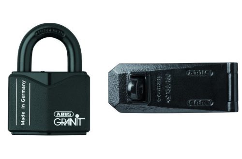 Abus Granit 37/55 lakat + Abus 130/180 lakatpánt 2 db kulccsal