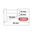 Abus 722/63  lakat 2 db kulccsal